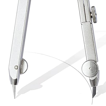STAEDTLER Mars Comfort Metal 6" Compass Set with Case, Adaptor & Lead - style: 3 Piece Professional Set