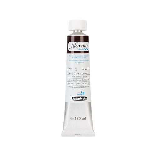 Schmincke Norma Blue natural sienna burnt 120 ml 21 610 012 - style: natura burntl sienna