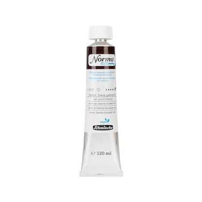 Schmincke Norma Blue natural sienna burnt 120 ml 21 610 012 - style: natura burntl sienna