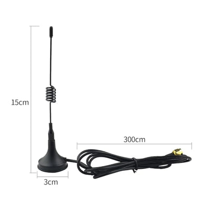 Superbat WiFi Antennas 2.4GHz Antenna Magnetic Base SMA Antenna for Desktop PC Bluetooth Motherboard Wireless Network Card Router IP Security Camera etc. 2pcs