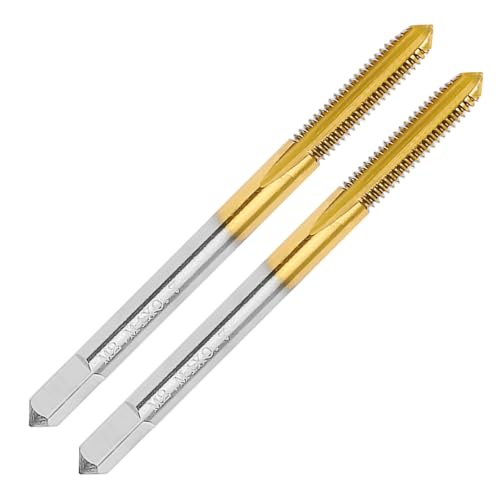 2Pcs M4 X 0.7 Thread Tap for Metal, M4 X 0.7 M2 HSS Thread Milling Tap - size: M4x0.7 - 2Pcs