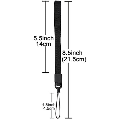 YOUOWO Wrist Lanyards,10Pcs Nylon Hand Strap(10 Black - Combination 1) - color: 10 Black - Combination 1