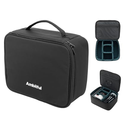 AMBITFUL Carrying Bag Zoom P7 S for Photography Equipments with Large Capacity, Multi-functional Storage Case for Mini Drone and Other Accessories,with Thick Sponges and Interial Mesh Layer - size: S /9.8"x7.4"x4.5"