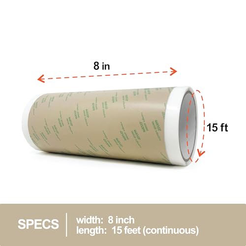 Gizmo Dorks 468MP Double Sided Adhesive Transfer Tape Roll - 8 in x 15 ft - size: 8 in X 15 Ft