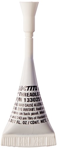 LOCTITE 243 Automotive Threadlocker Blue - Medium Strength, High-Temp Thread Lock, Oil Tolerant, General Purpose - Capsule, 0.5 ml, 1 Pack