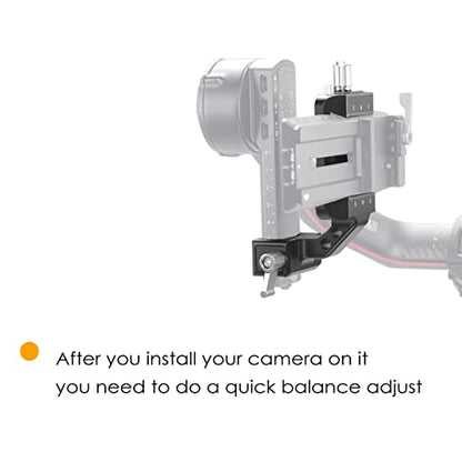 RS3 Vertical Camera Mount,Robust Portrait Mounting Solution Compatible with DJI RS 2/RS 3/RS3 PRO for IG YouTube Shorts Tiktok Video Extended Vertical Shooting
