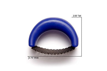 Mudtools Small Shredder – Flexible Clay Shaping & Carving Tool for Pottery and Ceramics – Precision Rasp for Refining Leather-Hard Clay (Blue) - color: Blue