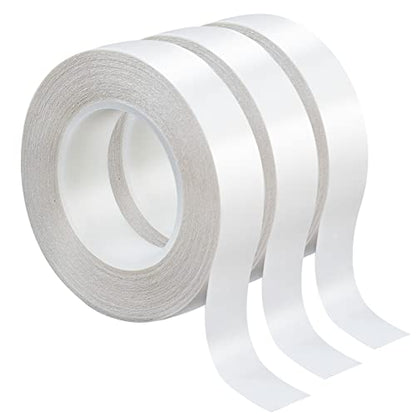 3 Rolls Thin Double Sided Tape for Crafts,0.4-in by 43-ft - style: 0.4in* 3 Rolls