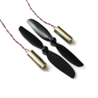 8520 Coreless Brushed Motor Set 53000rpm 8.5x20mm + 75mm CW CCW Propeller