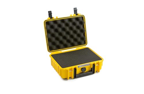 B&W International Type 1000 Outdoor Case with SI Foam - color: Yellow