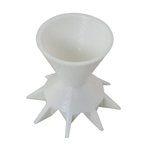 Painting Pouring Cup DGBRSM White Plastic Paint Pouring Split Cup DIY Painting Supplies Funnel