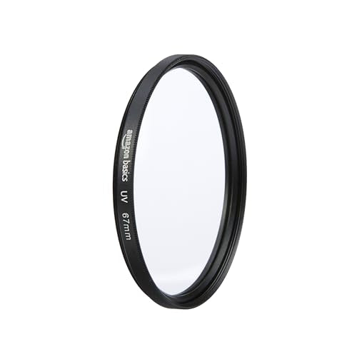 Amazon Basics UV Protection Camera Lens Filter, Scratch Resistant, Photography Filter, 67mm - size: 67 mm
