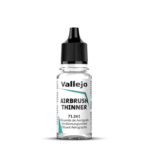 Vallejo - Airbrush Thinner for Acrylic Paints 18 ml (0.60 fl.oz.) - size: 0.6 Fl Oz (Pack of 1)