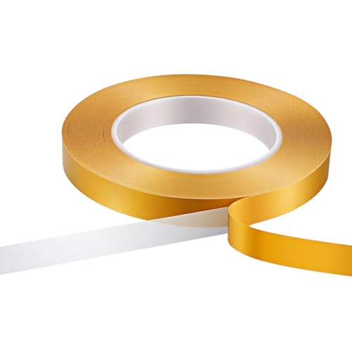 TIESOME Ultra Thin Clear Double Sided Tape, 0.6inch x 164ft Two Sides Sticky Tape with Strong Double Stick Adhesive Tape Transparent Scrapbook Stickers for Rug Fixed Balloon, Wall Decor, Cat Training