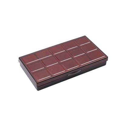Bitray Empty Watercolor Palette Box 15 Wells Airtight Paint Palette Box - color: Brown, size: 15 Wells