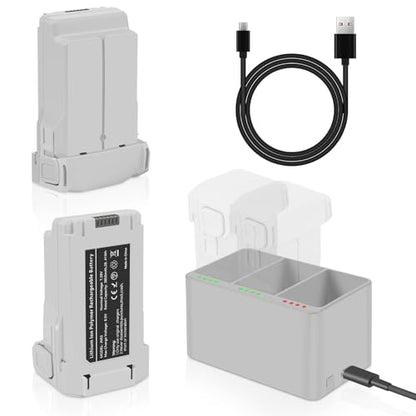 Mini 3 Series Intelligent Flight Battery Plus (2 Packs) with Bi-Directional Charging Hub for DJI Mini 3/3 Pro/4 Pro