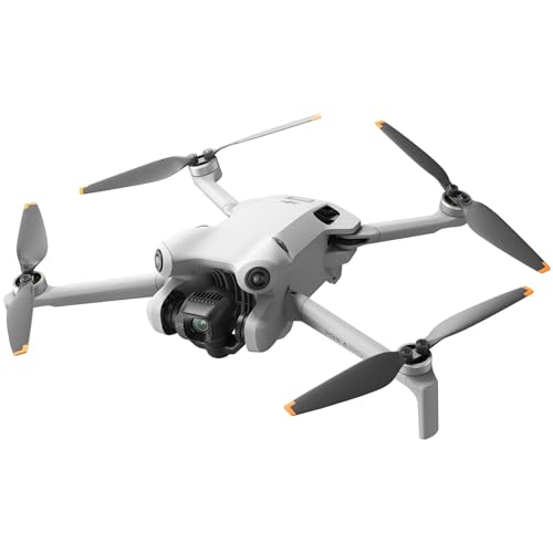 DJI Mini 4 Pro Folding Drone with RC 2 Remote (With Screen) Fly More Combo, 4K HDR Video Camera for Adults, Under 249g, Omnidirectional Sensing, 3 Batteries Bundle with Deco Gear Accessories