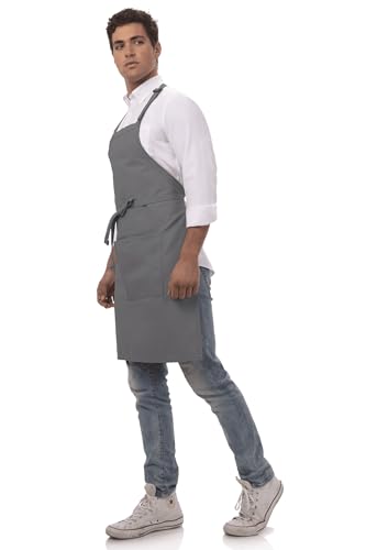 Chef Works Unisex Butcher Apron - color: Grey