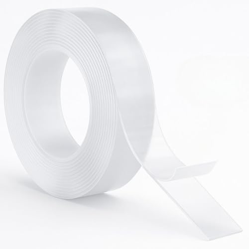 GTSE Double-Sided Mounting Tape, Clear Nano Tape, 1.18in x 9ft