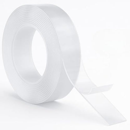 GTSE Double-Sided Mounting Tape, Clear Nano Tape, 1.18in x 9ft
