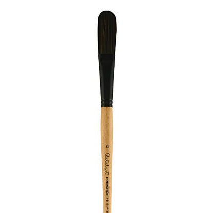 Princeton Catalyst Polytip, Brushes for Acrylic and Oil, Series 6400 Long Handle, Egbert, Size 12 - size: Size 12