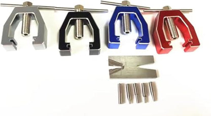 Stainless Steel Pinion Gear Puller Tool Set for RC Helicopter Motor Parts, Micro-Screwdriver Set (4 Pieces) (Upgrade Blue) - color: Upgrade Blue