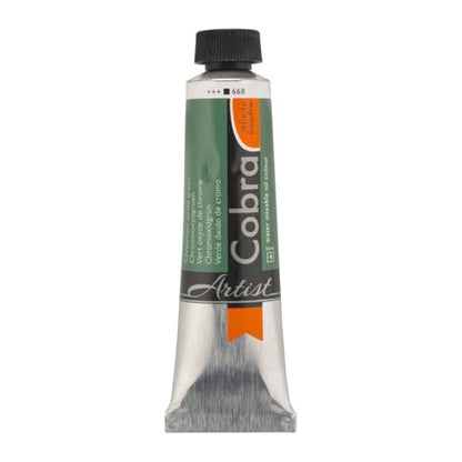 Cobra Water-Mixable Oil Color 40 ml Tube - Chromium Oxide Green