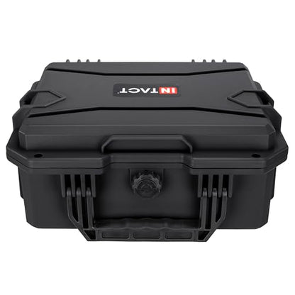 Eylar 13.8" Intact Series Compact Hard Camera Case, Lightweight and Durable Stacker Design with Foam - color: Black