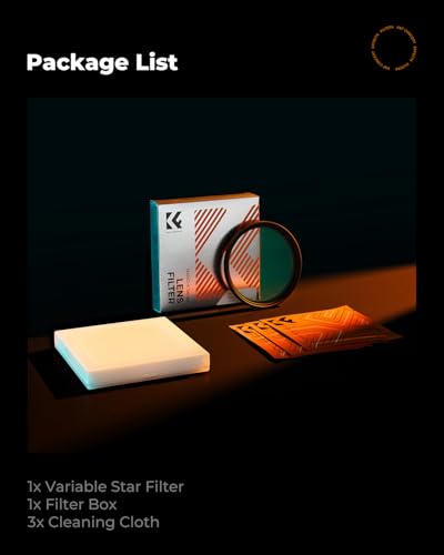 K&F CONCEPT 58mm Variable Star Starburst Filter 4 8 Points - size: 58mm