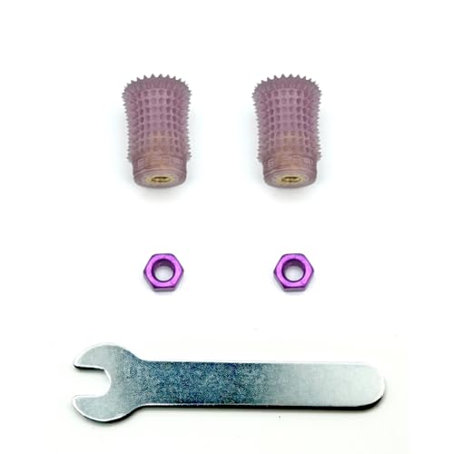 Felistick Hybree RC Transmitter Radio Controller Stick Ends FPV Controller Accessories Replacement Joystick(M3,Purple) - color: Purple, size: M3