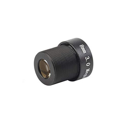 1/2.7" CCTV 8mm 3.0 Megapixel Board Lens Black for Security Camera - color: 8mm