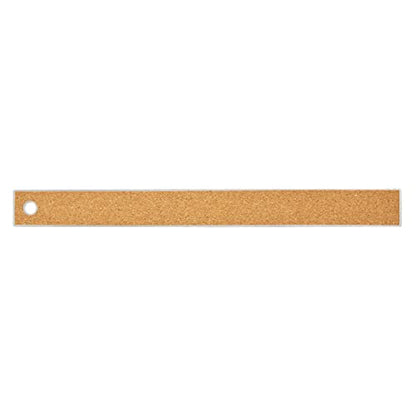 Westcott 10415 Stainless Metal Ruler with Non-Slip Cork Base, 12-Inch - color: Silver – 1 Pack