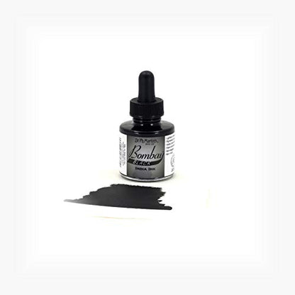 Dr. Ph. Martin's Bombay India Ink (7BY) Ink Bottle, 1.0 oz, Black, 1 Bottle