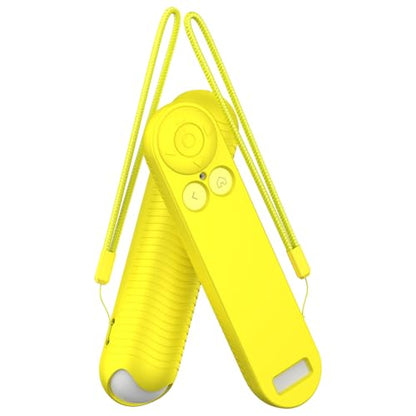 Silicone Remote Cover for Nex Playground Remote with Lanyard (Yellow) - color: Yellow