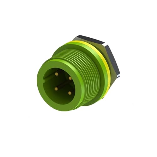 10 PCS/Set Industrial Male and Female Plug Panel Mount IP68 Waterproof M20 4-Pin Automotive Power Connector for Solar LED Lighting Drone - color: Ec04681-1114-bf 15a