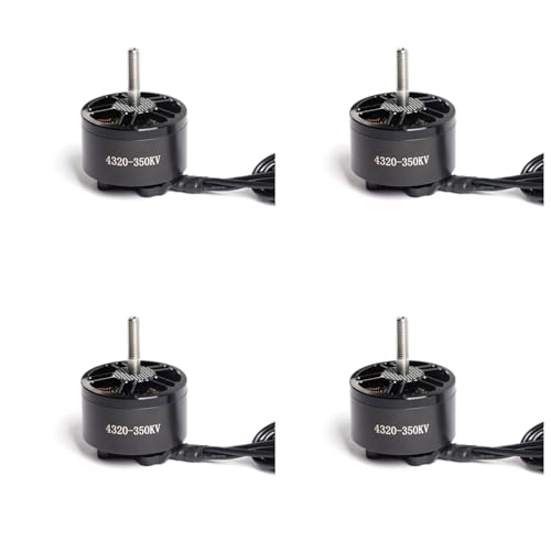 4320 350KV Brushless Motor for 13 Inch FPV Drone, CW Thread, High Torque Long Range Motor for Cinematic & Payload Drones, Compatible with 6S-12S, 19mm Mounting (4pcs)