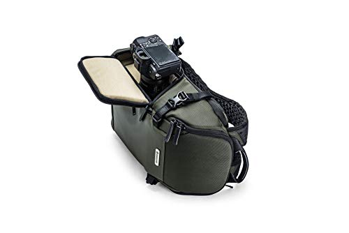 VANGUARD VEO Select 37BRM Camera Backpack - Green, Rear Access, Multi-Access, 9.7" Tablet Storage, Tripod Carry - color: Green, size: 37