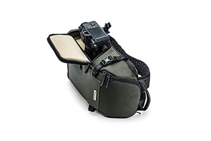 VANGUARD VEO Select 37BRM Camera Backpack - Green, Rear Access, Multi-Access, 9.7" Tablet Storage, Tripod Carry - color: Green, size: 37