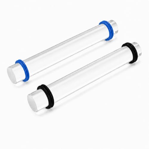 Diyoohomy Clay Rolling Pin Thickness Rings, Acrylic Roller Polymer Tools - color: Clear