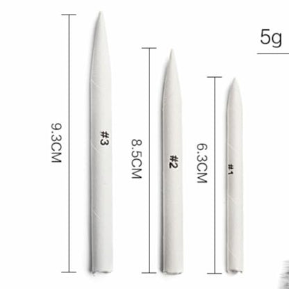 Anu Limen 8Pcs Sketch Blending Stump Set with Kneadable Eraser and Sandpaper Board, Drawing Tools for Shading, Blending, Smudging