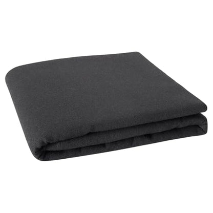 Linen Fabric by the Yard Black 1 Yard 62 Inch Wide - color: Black, size: 1 YARD