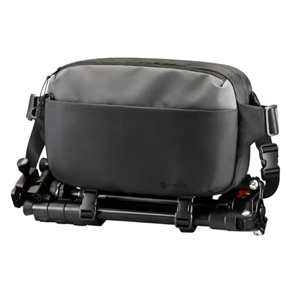 FINTIE Camera Sling Bag with Tripod Holder for DSLR SLR Mirrorless Cameras
