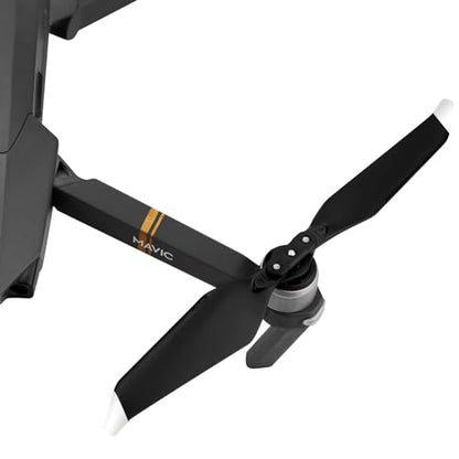 Propeller for DJI Mavic Pro Platinum - 4 Pairs Replacement Blades, Low Noise, Quick Release, Silver Tips - color: Silver