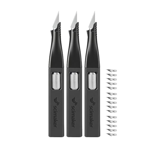 Precision Craft Knife, #11 Blade Storage, 3-Pack Black - color: Black*3pcs