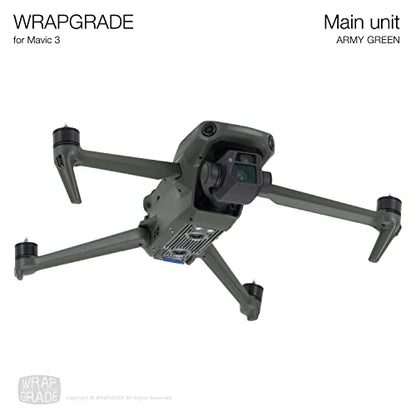 WRAPGRADE Skin Compatible with DJI Mavic 3 Pro (Army Green) - color: Army Green / Pro