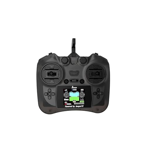 Jumper 2.4G 100mW Smart Color Screen Built in ELRS Radio Controller Hall Sensor Gimbals Gray - color: Gary