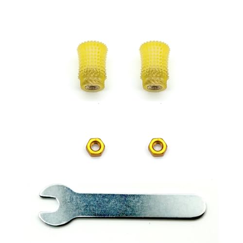 Felistick Hybree RC Transmitter Radio Controller Stick Ends FPV Controller Accessories Replacement Joystick(M3,Yellow) - color: Yellow, size: M3