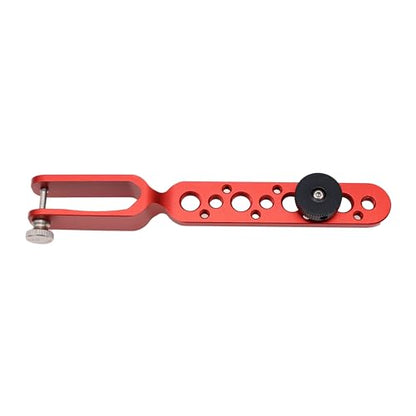 Expansion Arm Bracket for DJI Ronin 2 Gimbal Tilt Axis to DJI Teradek Bolt Bond Vaxis Video Transmission Transmitter Receiver, 1/4"-20 3/8"-16 M3 Threads Red - color: Red, size: Ronin 2 tilt axis extender arm
