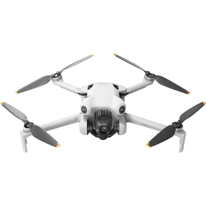 DJI Mini 4 Pro Drone with 3 Battery Fly More Combo with DJI RC 2 Screen Remote Camera Drone Bundle Kit, with 128 GB SD, 3.0 USB Card Reader, Landing Pad, Waterproof Backpack, Strobe Lights and More