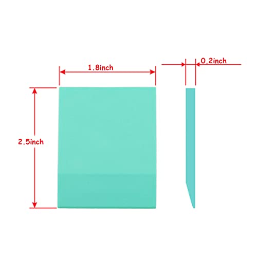 DGAGA 6Pcs Mini Squeegees,Screen Priniting Squeegee for Chalk Paste Silk Screen Stencil Squeegee for Chalk Paste Paint/Ink Rubber Squeegees Scraper Chalk Paint Screen Printing Kit - color: 6pcs